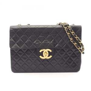 Chanel CHANEL Large Matelassé 34 Shoulder Bag Handbag Lambskin (Sheepskin) Wo...
